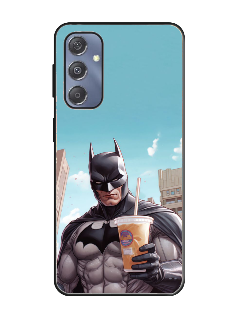 Batman Print Glass Case for Samsung S23 Fe (a46)