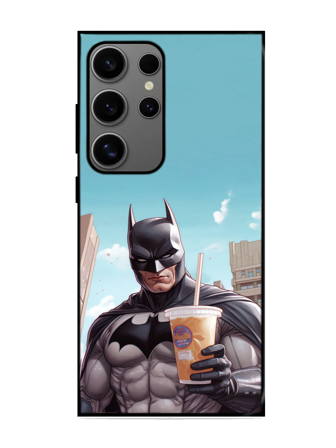 Batman Print Glass Case for Samsung S24 Ultra (A46)