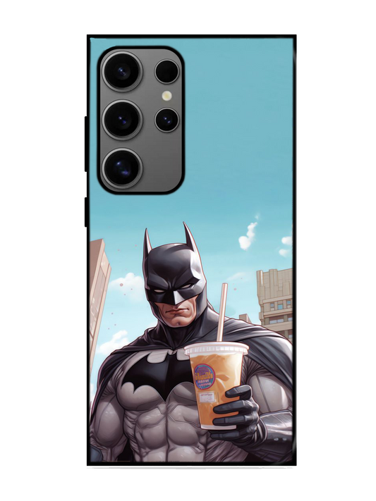 Batman Print Glass Case for Samsung S24 Ultra (A46)