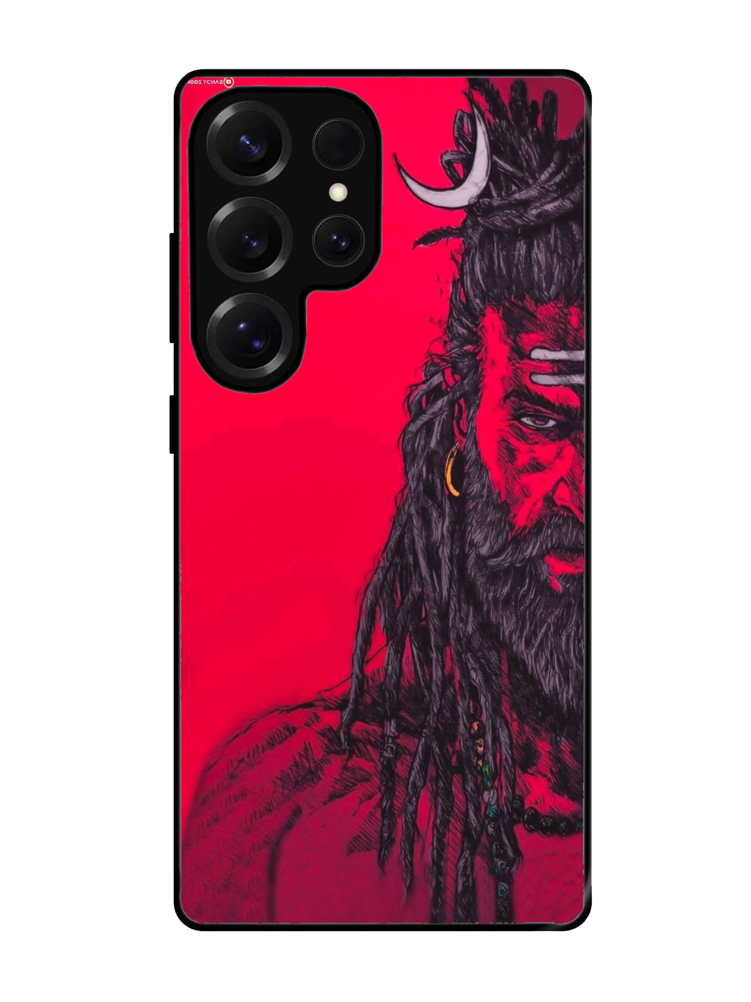 Lord Shiva Glass Case for Samsung S25 Ultra (A47)