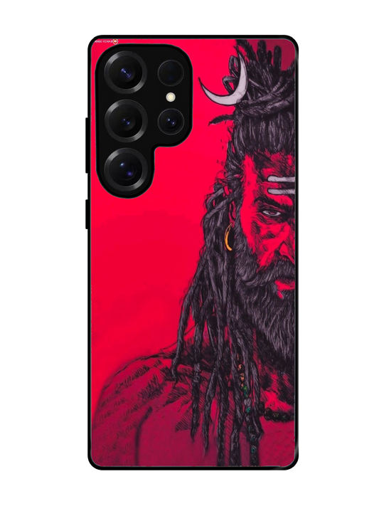 Lord Shiva Glass Case for Samsung S25 Ultra (A47)