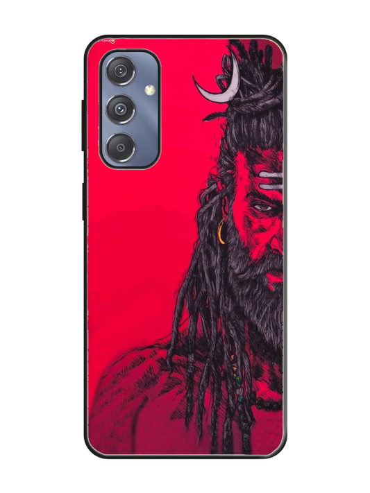 Lord Shiva Print Glass Case for Samsung S23 Fe (a47)
