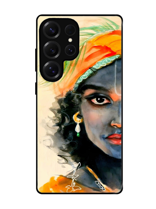 Lord Krishna Glass Case for Samsung S25 Ultra (A51)