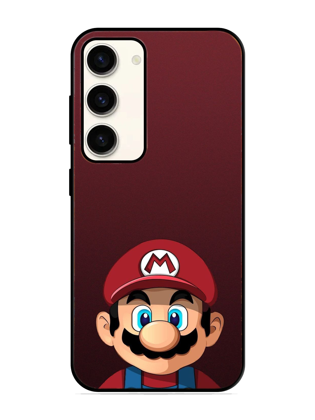 Mario Print Glass Case for Samsung S23 (a56)