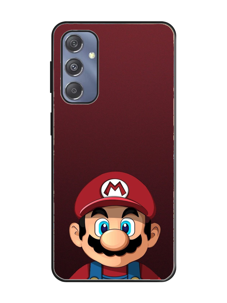 Mario Print Glass Case for Samsung S23 Fe (a56)