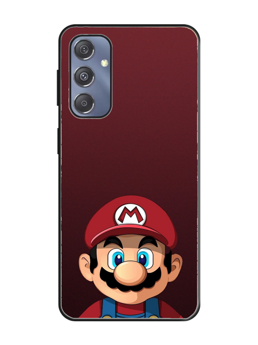 Mario Print Glass Case for Samsung S23 Fe (a56)