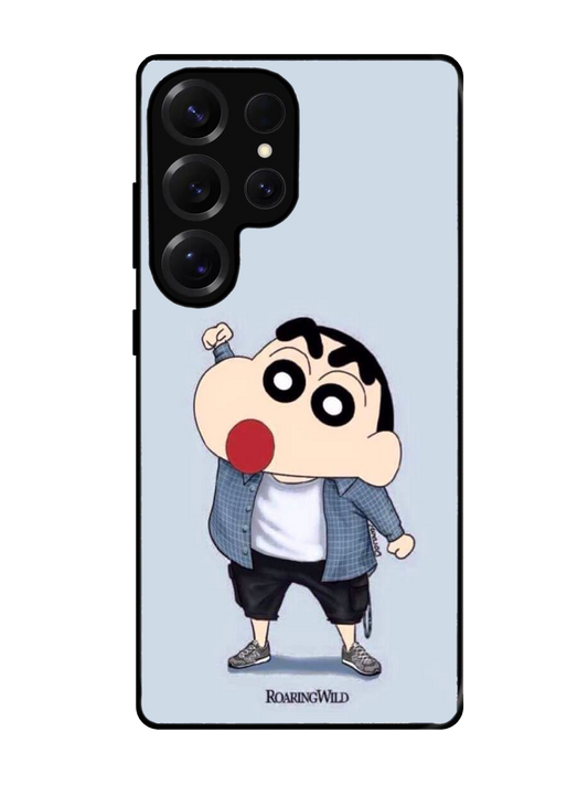 Shin Chan Glass Case for Samsung S25 Ultra (A59)