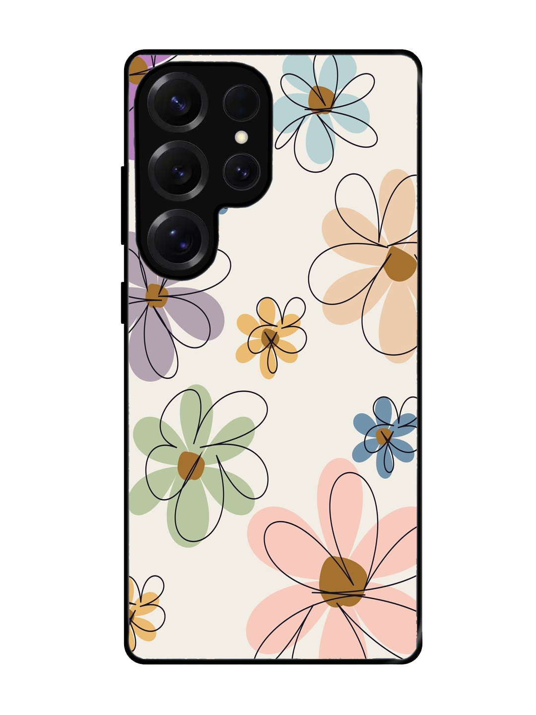 Flower Glass Case for Samsung S25 Ultra (A60)