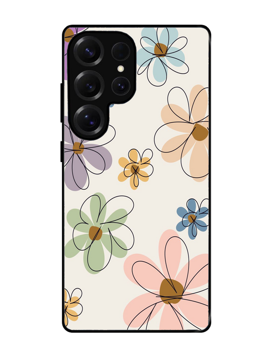 Flower Glass Case for Samsung S25 Ultra (A60)