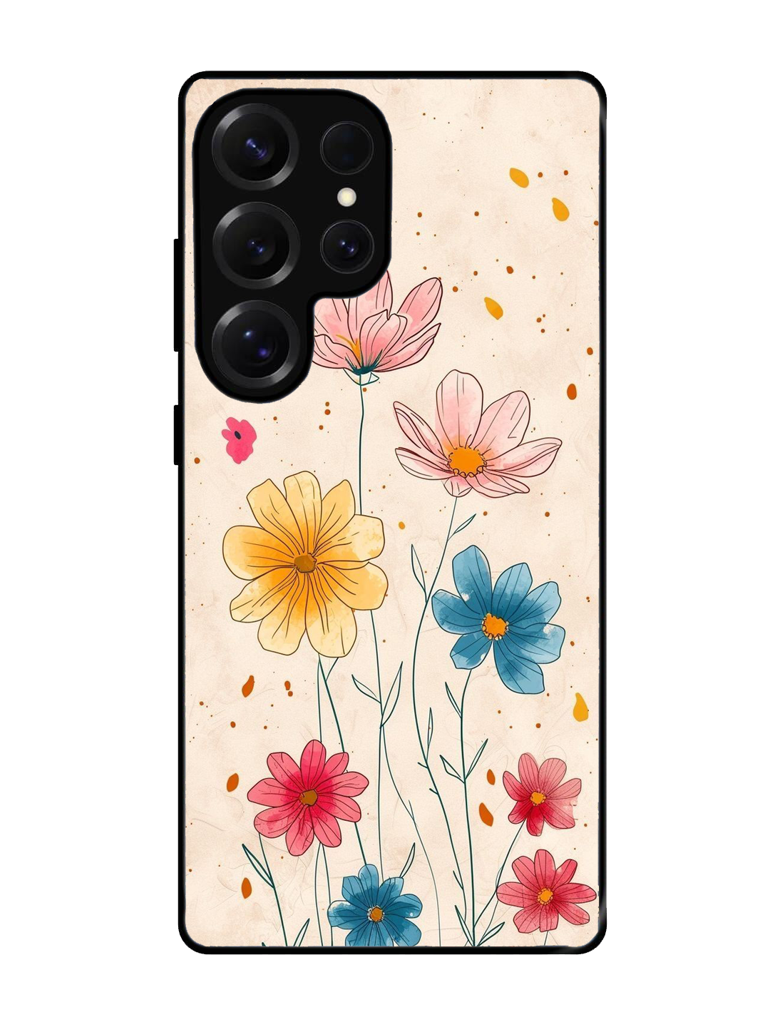 Flower Glass Case for Samsung S25 Ultra (A61)