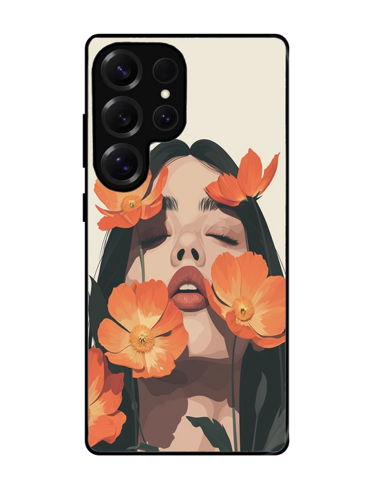 Flower Glass Case for Samsung S25 Ultra (A62)