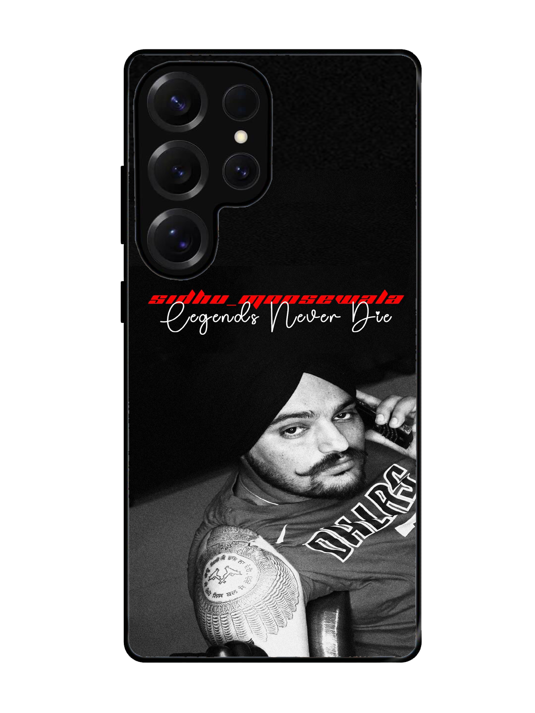 Sidhu Moosewala Glass Case for Samsung S25 Ultra (A78)