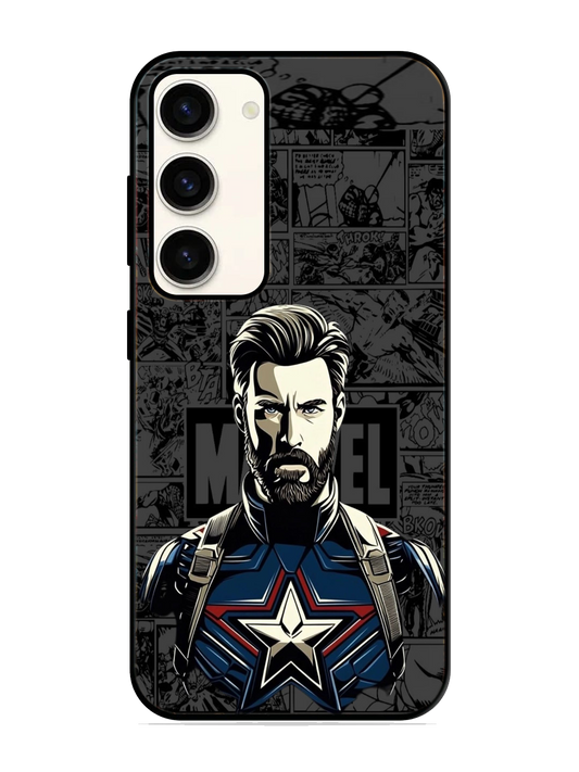 Premium Print Glass Case for Samsung S23 (a81)