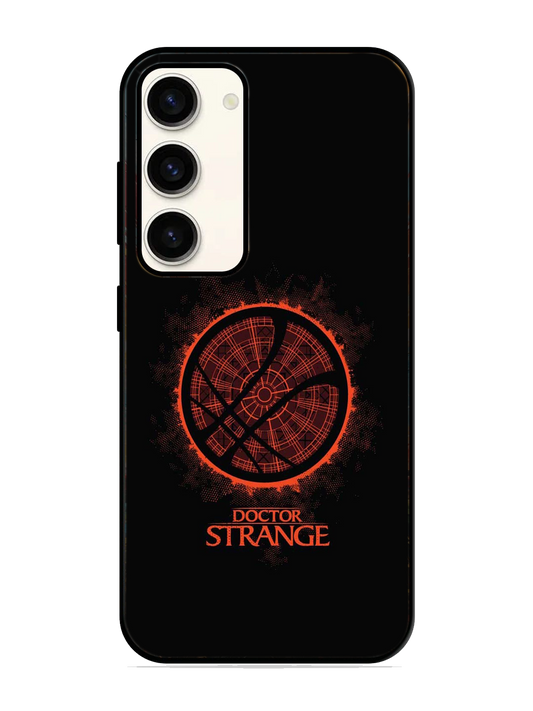 Doctor Strange Print Glass Case for Samsung S23 (a83)
