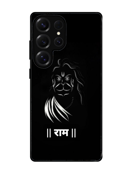 Lord Hanuman Glass Case for Samsung S25 Ultra (A85)