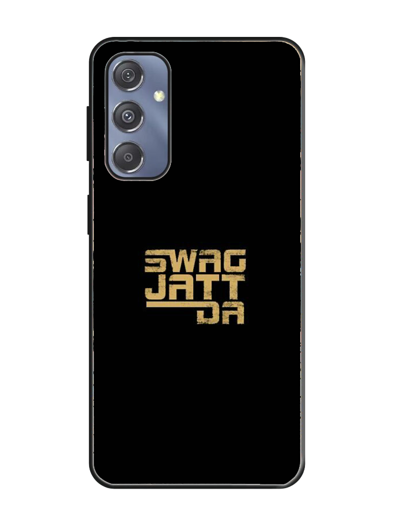Swag Jatt Da Print Glass Case for Samsung S23 Fe (a91)