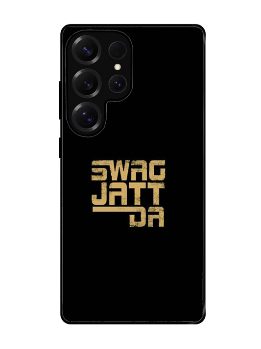 Swag Jatt Da Glass Case for Samsung S25 Ultra (A91)