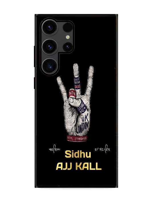 Sidhu Moosewala Print Glass Case for Samsung S23 Ultra (a97)