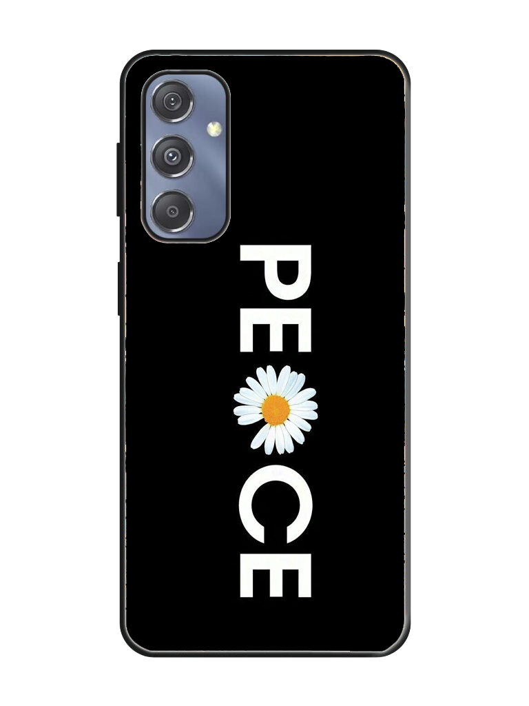Peace Print Glass Case for Samsung S23 Fe (a9)