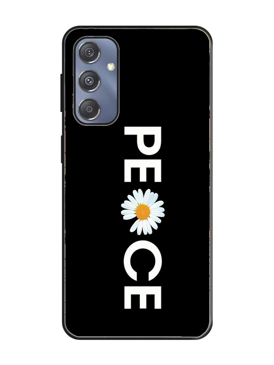 Peace Print Glass Case for Samsung S23 Fe (a9)